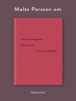 cover image of Om Liljor i Saron av Erik Johan Stagnelius